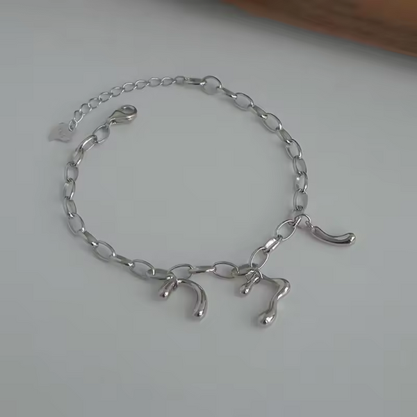 Damen Armkette Ovale Glieder Silber 925 Armband 15+3 cm