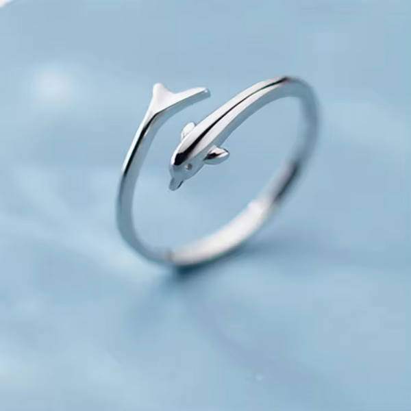 Devlin Damen ring 925er-Sterlingsilber, glatt, größenverstellbar 48-54