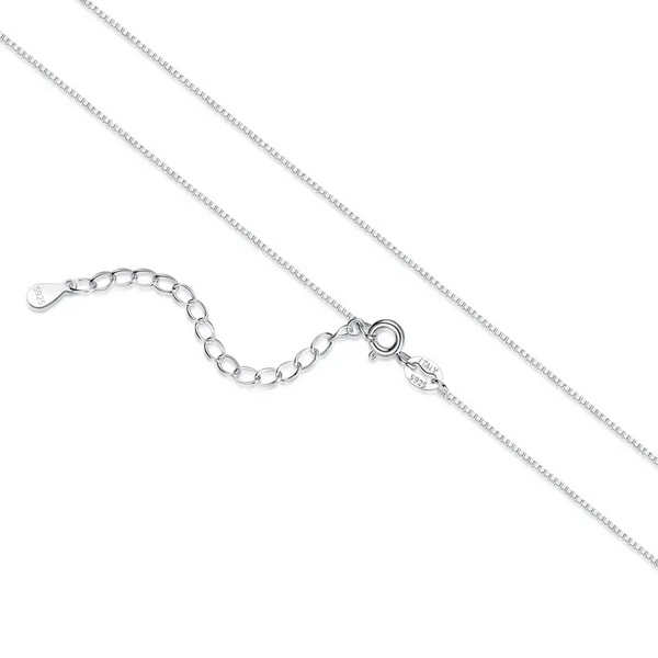 Damen Halskette 925 Silber Venezianerkette 40–44 cm mit Federringverschluss – Sterlingsilber Kette ohne Anhänger