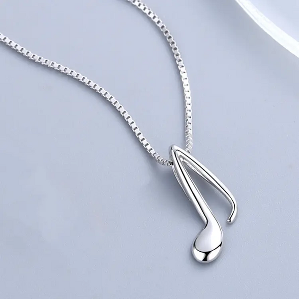 Halskette Note of Musik Sterling Silber 925 Damen Mädchen kette