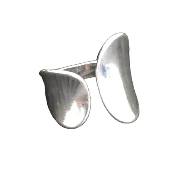 Damen Ring Sterling Silber 925 Offene Rioffen Größeverstellbar