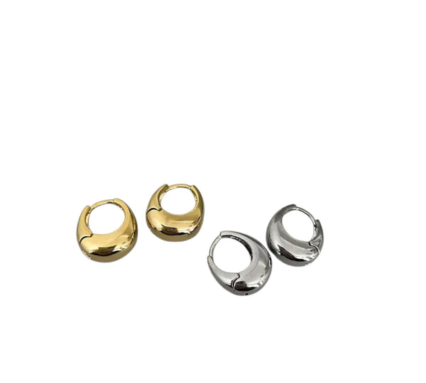 925 Silber Creolen – Klassisches Design in Gold- und Silberoptik