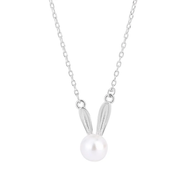 Halskette Kännchen Anhänger  Sterling Silber 925 Perle Damen Kette