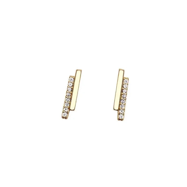 Ohrstecker Sterling Silber 925 Zirkonia Damen Ohrringe Ohrhänger