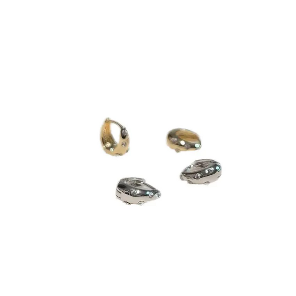 Mini Creolen mit funkelnden Zirkonia – 925 Sterling Silber, optional vergoldet