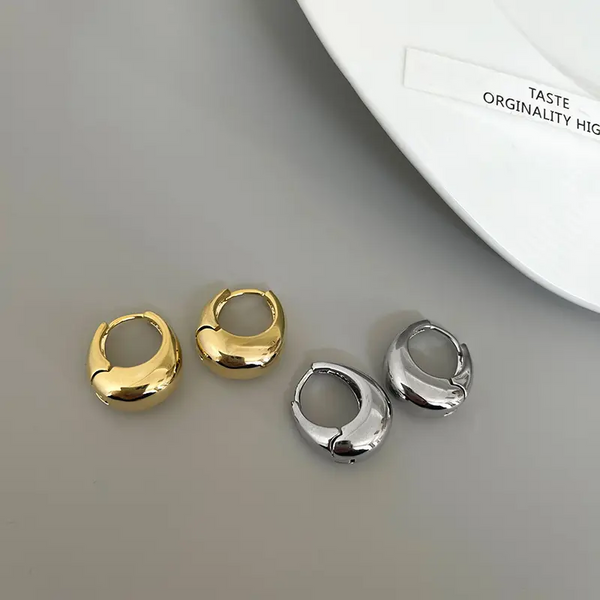 925 Silber Creolen – Klassisches Design in Gold- und Silberoptik