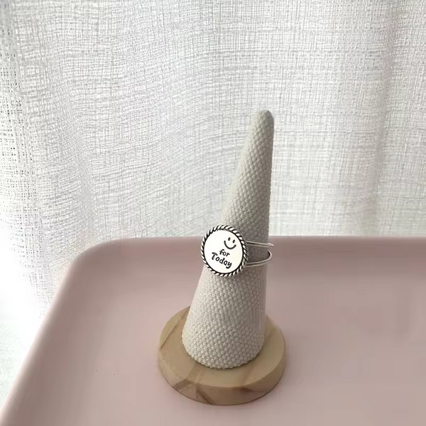 Damenring "Smile", Sterling Silber 925, größenverstellbar