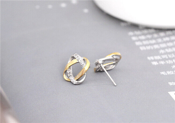 Ohrstecker Zirkonia Silber 925 Damen Mädchen Kinder Ohrringe - Vipfashion797
