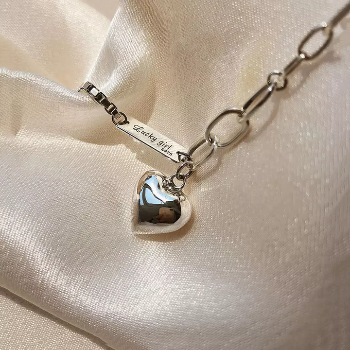 Fußkette Anhänger Herz Sterlingsilber Damen Fuß-Armkettchen bis 22 cm /2022 - Vipfashion797