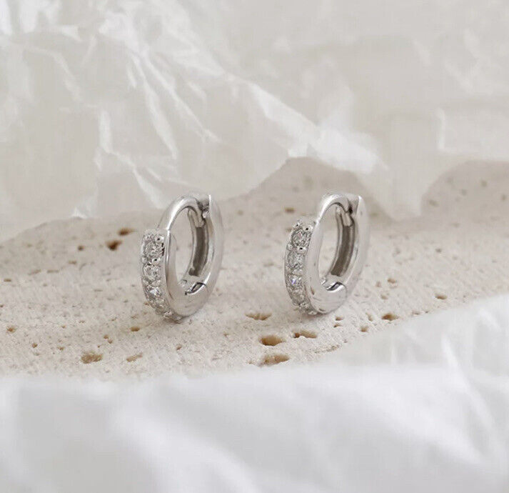 Kleine Creole 5,5mm Sterlingsilber 925 Damen Ohrringe Hochwertige Qualität - Vipfashion797