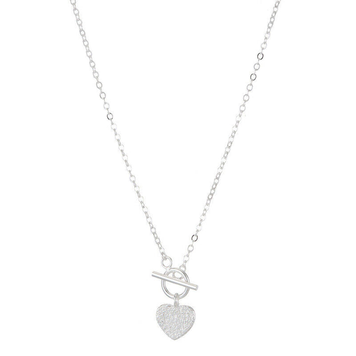 Halskette Herz Sterling Silber 925 Liebe Damen Mädchen Kette - Vipfashion797