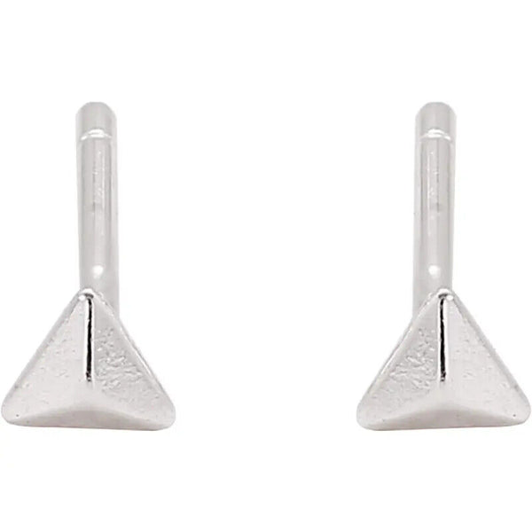 Kleine Ohrstecker Quadrat- Dreieck-Stern Sterling Silber 925 Damen Ohrringe