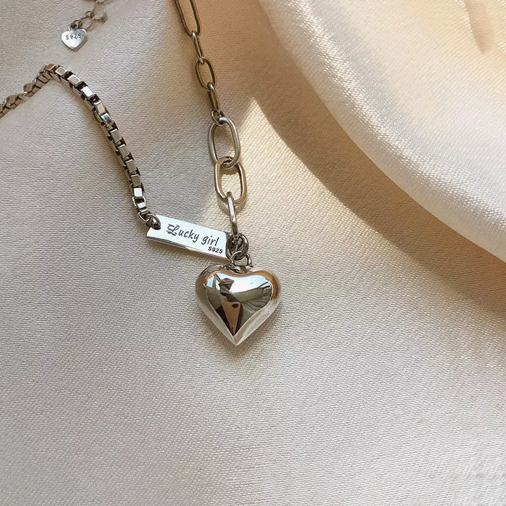 Fußkette Anhänger Herz Sterlingsilber Damen Fuß-Armkettchen bis 22 cm /2022 - Vipfashion797