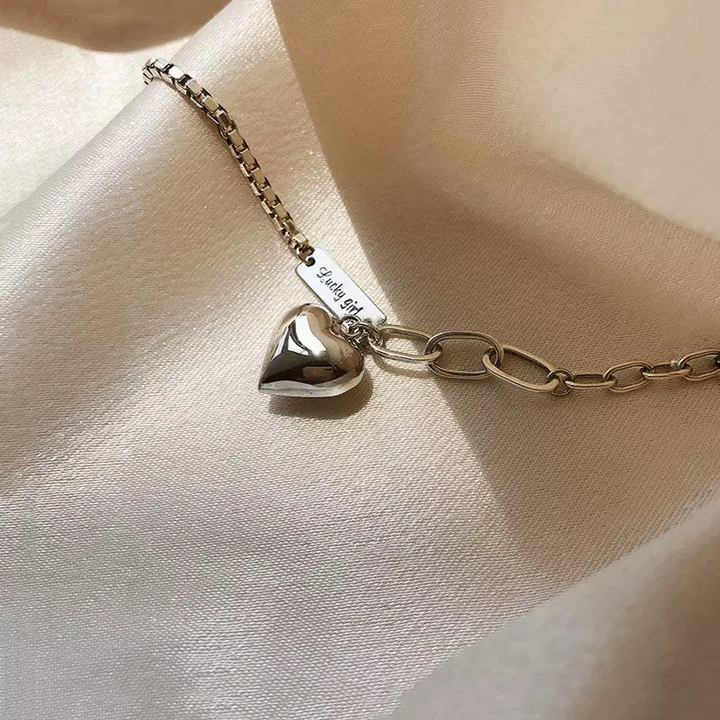 Fußkette Anhänger Herz Sterlingsilber Damen Fuß-Armkettchen bis 22 cm /2022 - Vipfashion797