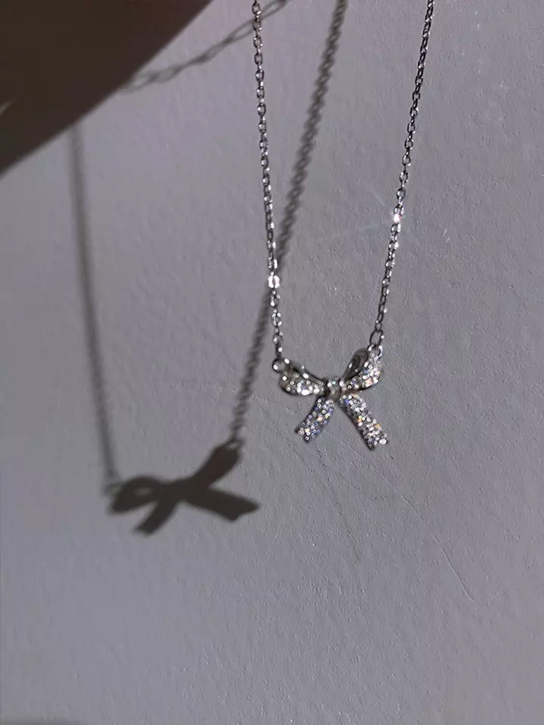 Damen Halskette mit Anhänger Sterlingsilber 925 - Zirkonia