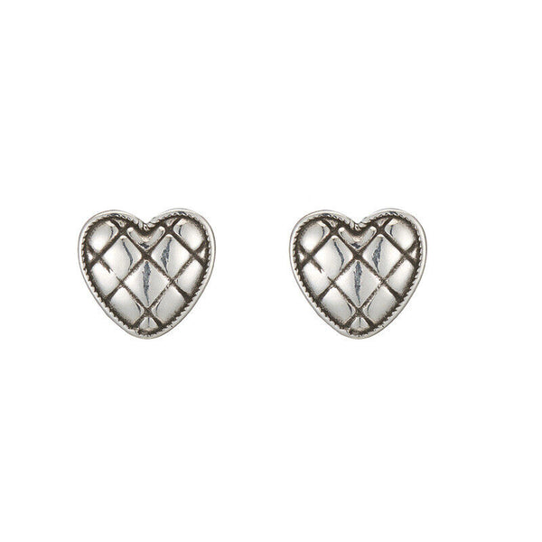 Ohrstecker Herz Sterling Silber 925 Damen Ohrringe