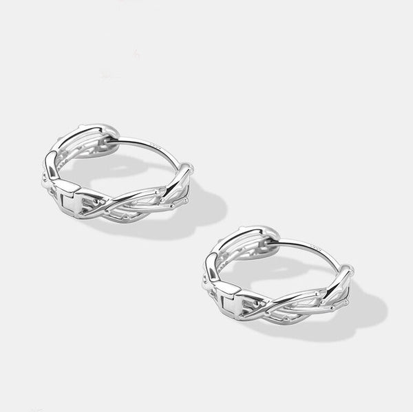 Creolen Ohrringe Sterling Silber 925 Damen Mädchen Creolen