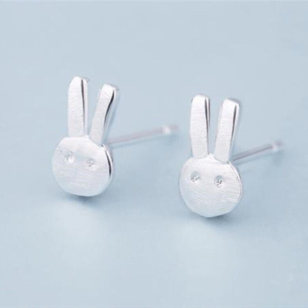 kleiner Hase Ohrstecker Sterling Silber 925 Damen Kinder Ohrringe - Vipfashion797