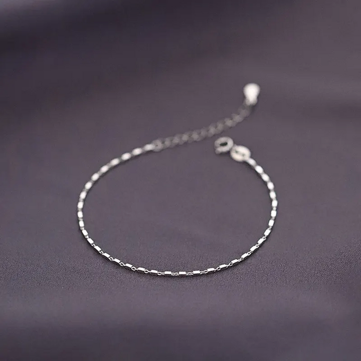Dünnes Armband Sterling Silber 925 Damen Ketten - Vipfashion797