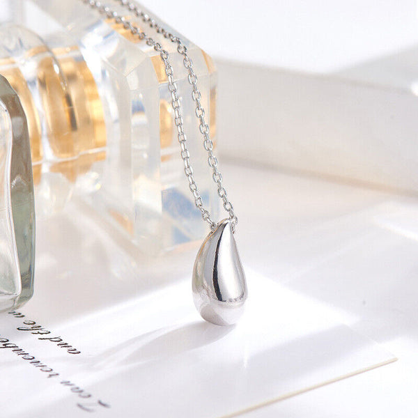 Halskette m.Anhänger Auge Herztränen Sterlingsilber 925 Damenkette