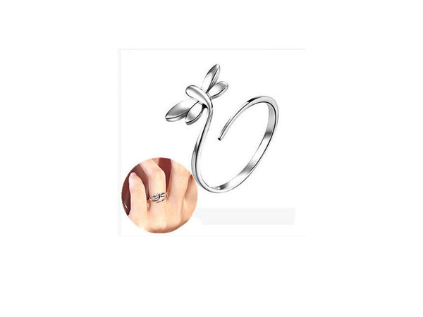 Damen Ring Sterlingsilber 925 Öffen Mädchen Schmuck 57-60