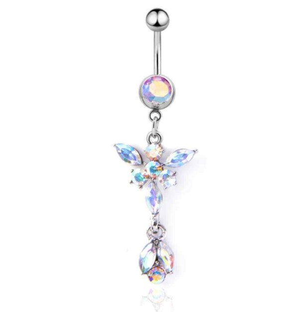 Bauchnabelpiercing Bunt Ornament Anhänger Piercing Stecker Kristall