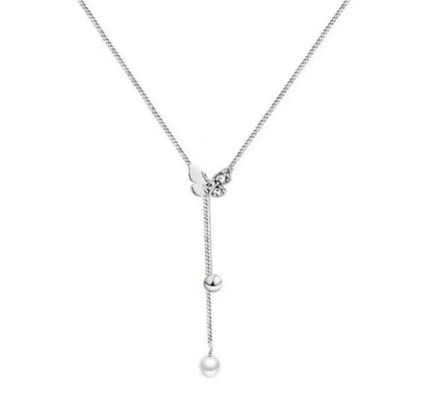 Halskette Sterling Silber 925 Schmetterling Damen Kette