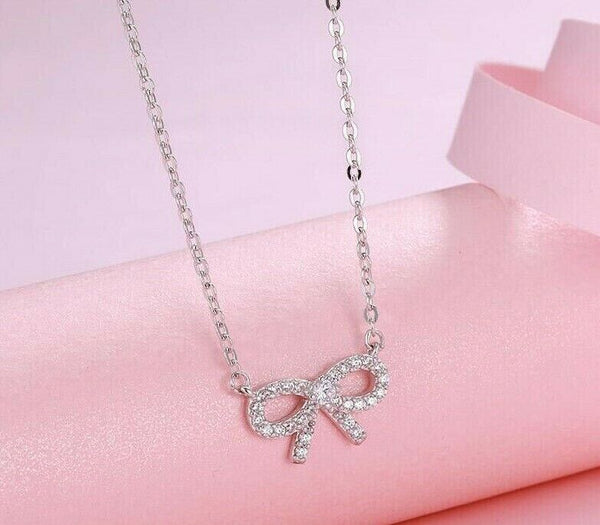 Halskette & Anhänger Unendlichkeit Sterlingilber 925 Damen Mädchen Schmuck