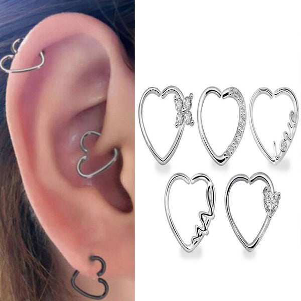 Nasenpiercing Hoop Septum Ring Knorpel Gesund Ohrring Daith Helix Piercing