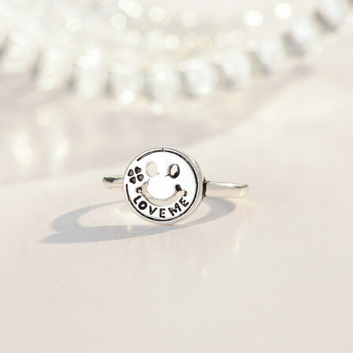 Ring Smail Silber 925 Love me größenverstellbar 51-55 - Vipfashion797