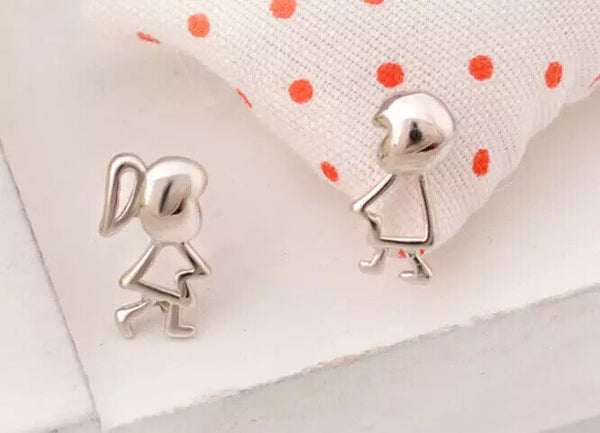 Mädchen Ohrstecker Sterlingsilber 925 Kinder Ohrringe