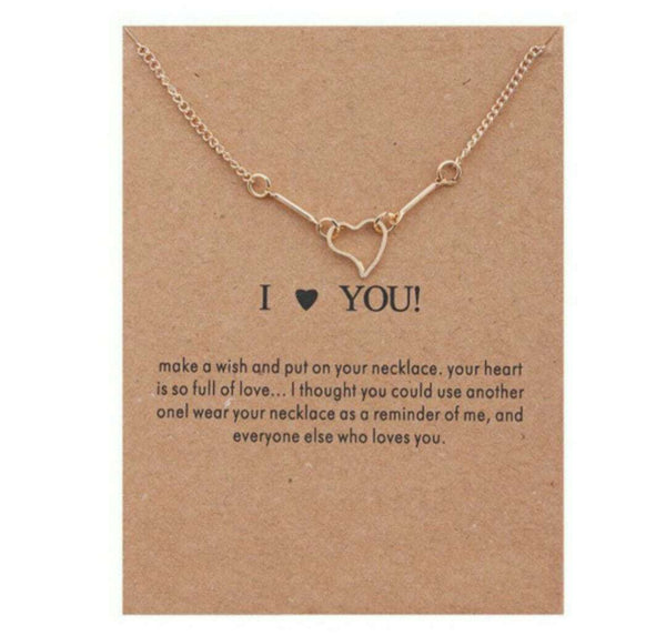 Kette mit Herz Anhänger Edelstahl,ICH LIEBE DICH, I LOVE YOU Geschenk