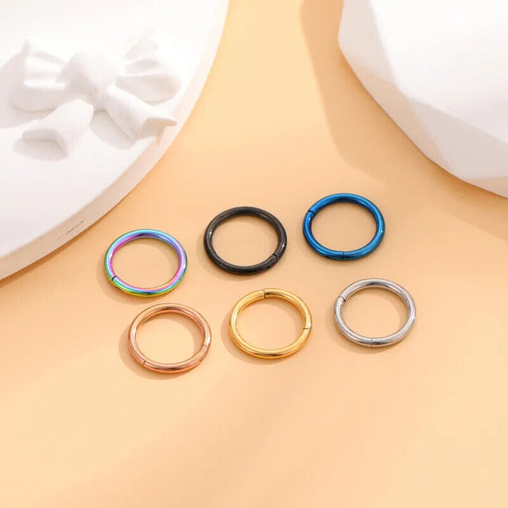 Nasenring Knorpel  Septum Nase Lippe Ohr Universal Tragus 6-8-10 mm auswählen - Vipfashion797