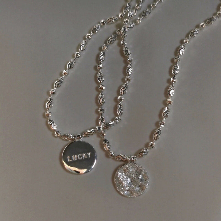 Armband Glücklich Sterlingsilber 925 Damen ein Armkette Lucky - Vipfashion797