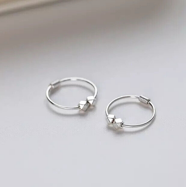 Creolen Sterling Silber 925 Damen Ohrringe verschiedene Varianten