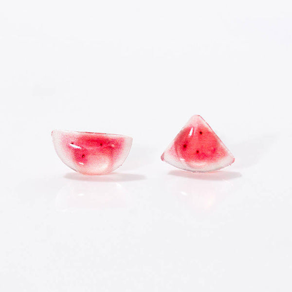 Ohrstecker Sterlingsilber 925 Damen Mädchen Ohrringe Design Wassermelone