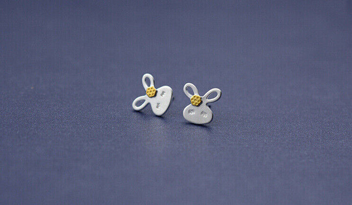 Ohrstecker Kätzchen Kitty Sterling Silber 925 Damen Ohrringe - Vipfashion797