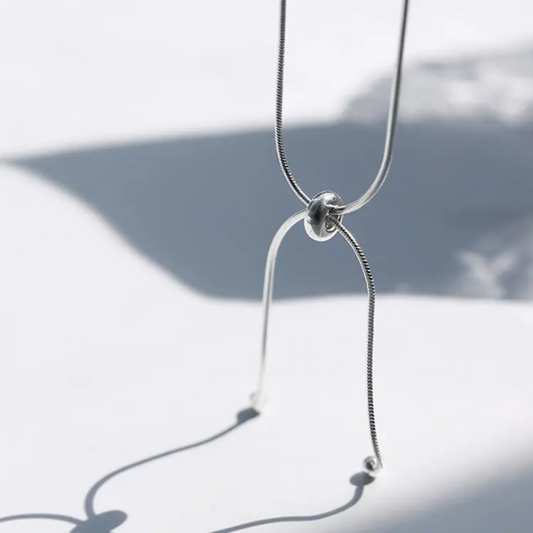 Halskette  Sterling Silber 925 mit Ball Damen Kette