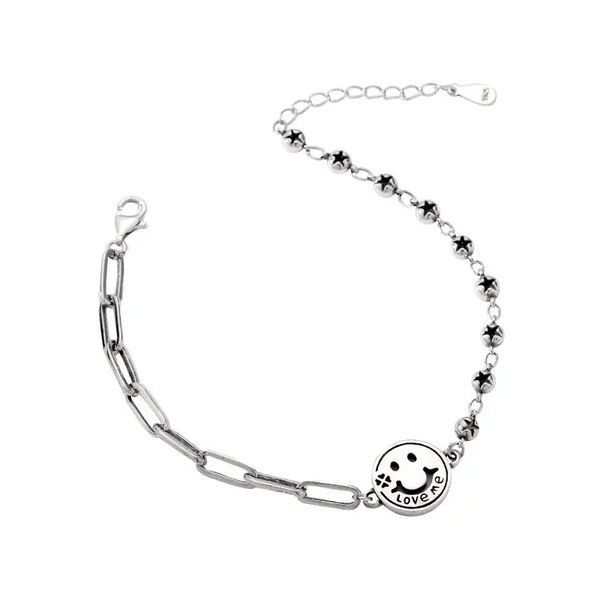 Damen Armband Love me Sterling Silber 925 stille Mädchen Armkette Liebe