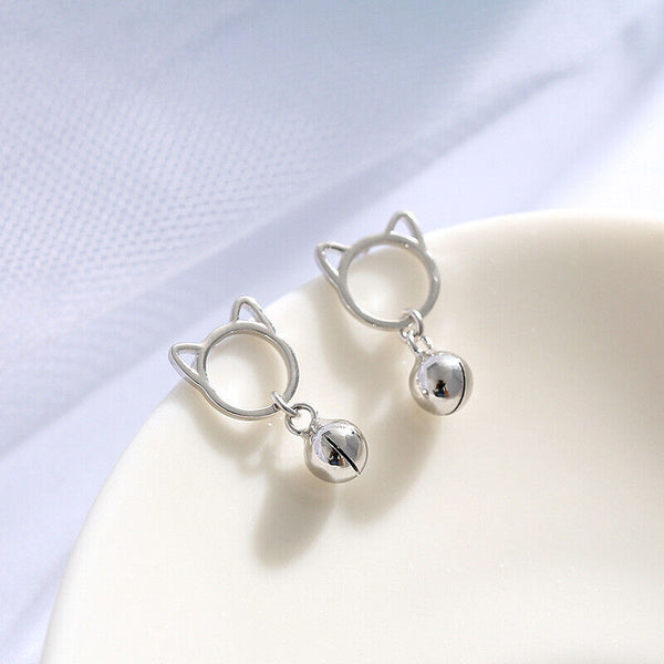Damen Ohrstecker Schlüssel Sterling Silber 925 Mädchen Ohrring