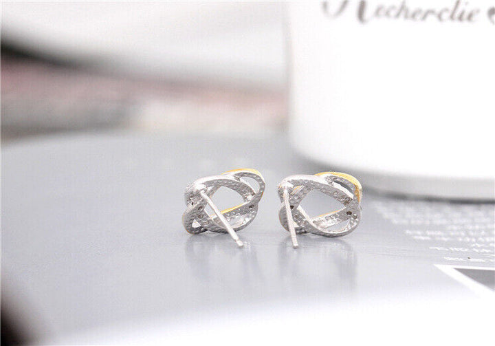 Ohrstecker Zirkonia Silber 925 Damen Mädchen Kinder Ohrringe - Vipfashion797