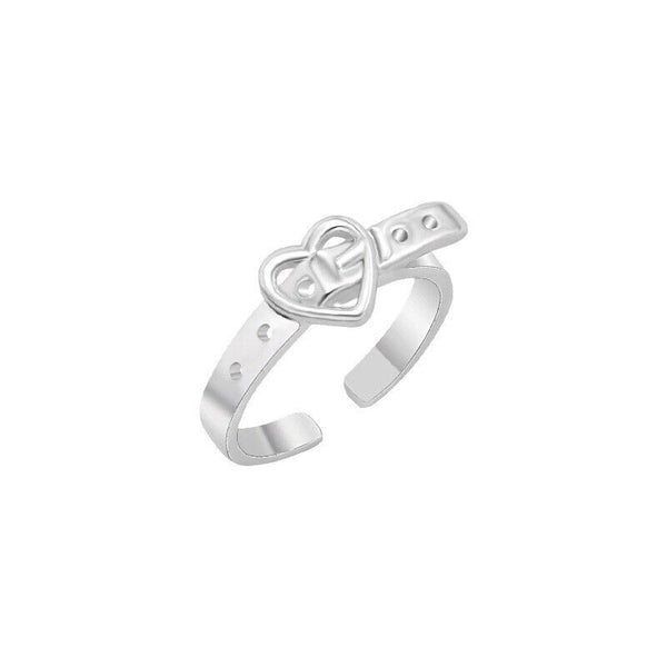 Ring Herz Sterlingsilber 925 Größenverstellbar