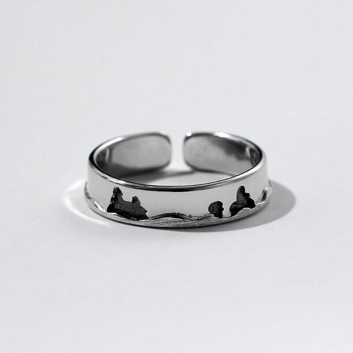 Damen Ring Sterling Silber 925 verstellbar 48-52 - Vipfashion797