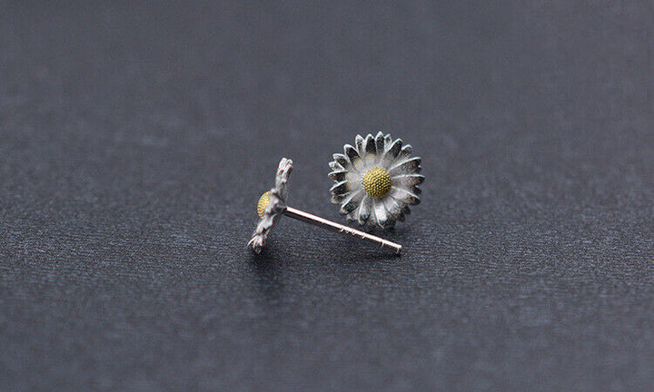 Ohrstecker Gänseblümchen echt Silber 925 Damen Kinder Ohrringe Blume - Vipfashion797