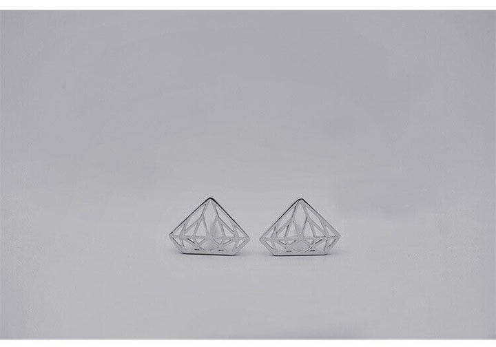 Diamant Ohrstecker Sterling Silber 925 Damen Ohrringe 8mm - Vipfashion797