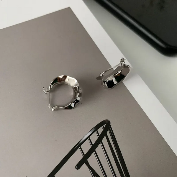 Damen Creolen Sterlingsilber 925 Ohrringe Kreolen
