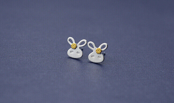 Ohrstecker Kätzchen Kitty Sterling Silber 925 Damen Ohrringe - Vipfashion797