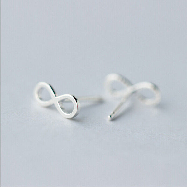 Ohrstecker Unendlichkeit Infinity Sterling Silber Damen Mädchen Ohrringe