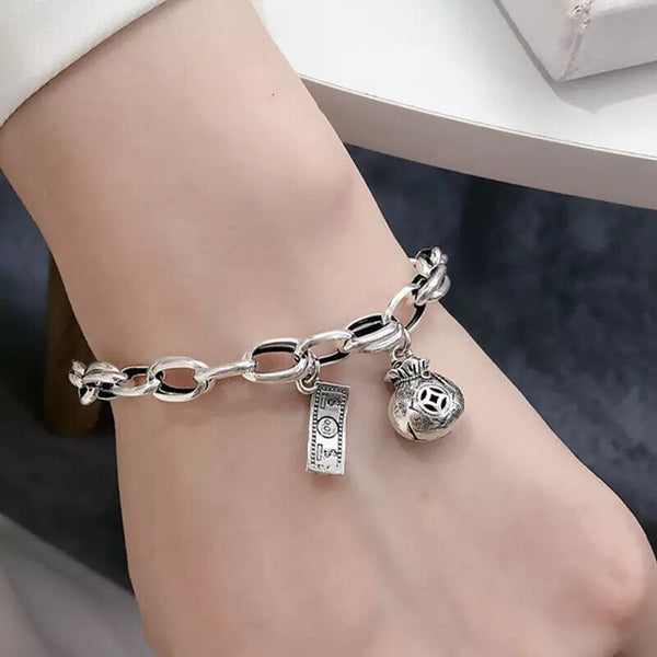 Armkette Sterlingsilber 925 Damen Armband 20,5 cm