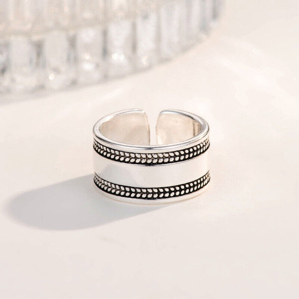 Damen Ring Sterlingsilber 925 Größenverstellbar 49-54